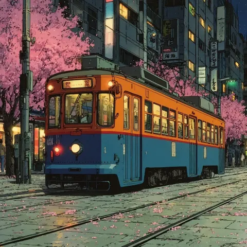 Japanese anime illustration