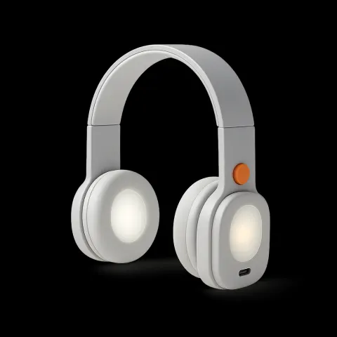 3D style render headphone