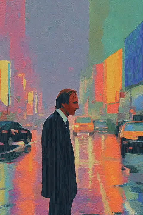 Saul Goodman in neocity street