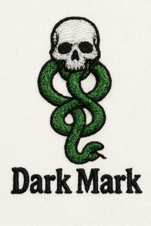 Embrobery style dark mark