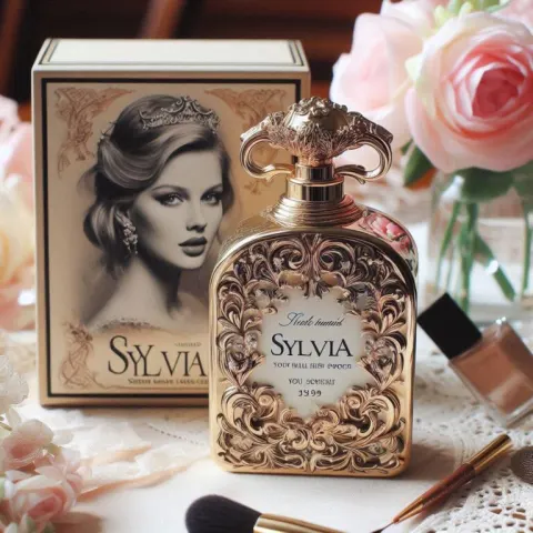 Sylvia Perfume Bottle Sweet Fragrance Concept