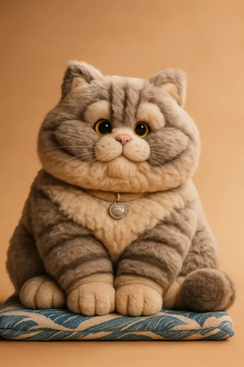 Plush style cat