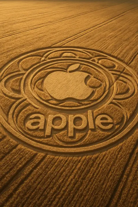 Corp circle apple logo