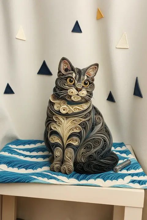 Quilling style cat coverter