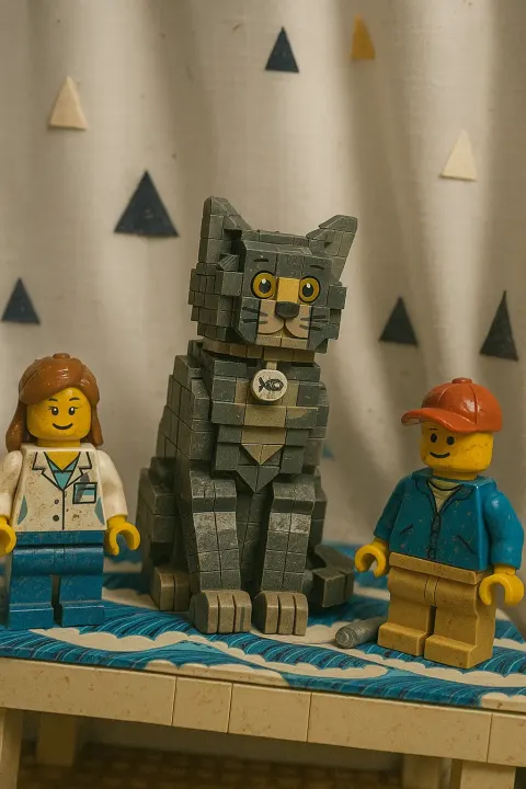 Legoify pet cat