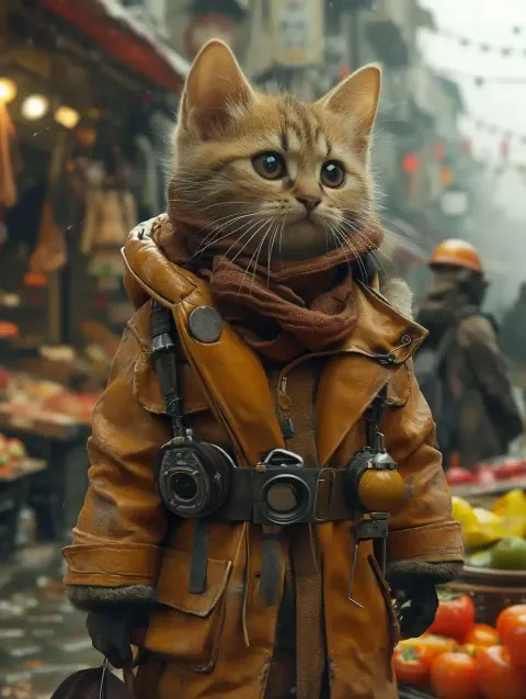 Realistic Cat Shopping
