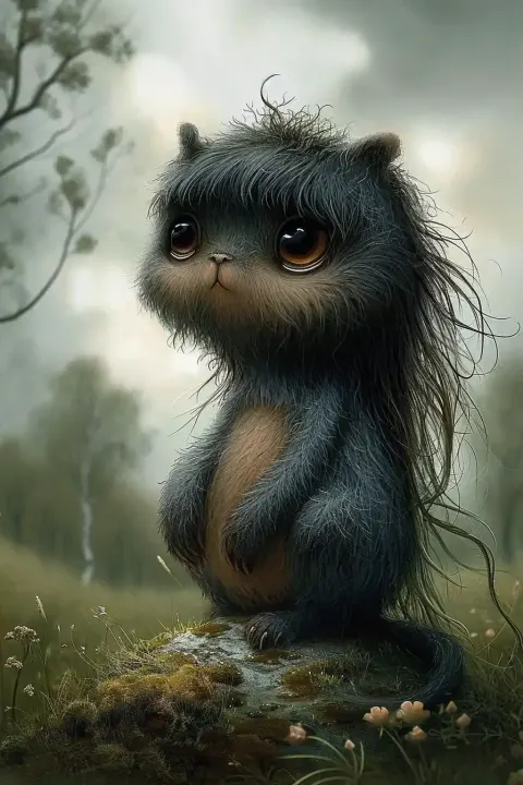Whimsical Forest Monster