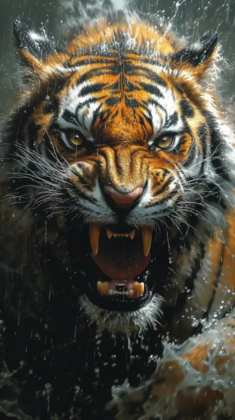 Explosive Tiger Grin