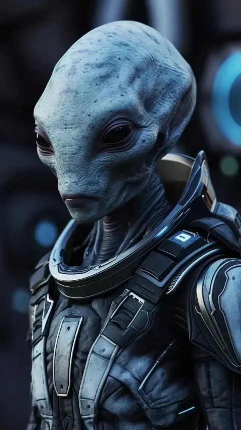 Alien in Pressurized Suit