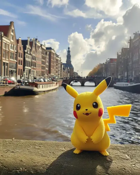 Dutch Pikachu in Photo