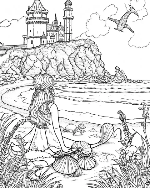 Whimsical Princess and Mermaid Picnic