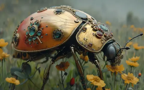 Recycled Jewel Ladybug