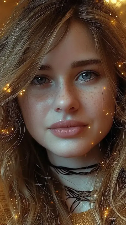 Enchanting Blonde Portrait