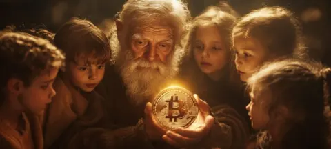 Bitcoin Grandpa Showing Future Generations