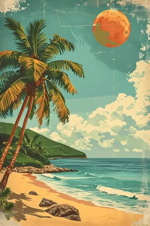 Retro Beach Bliss