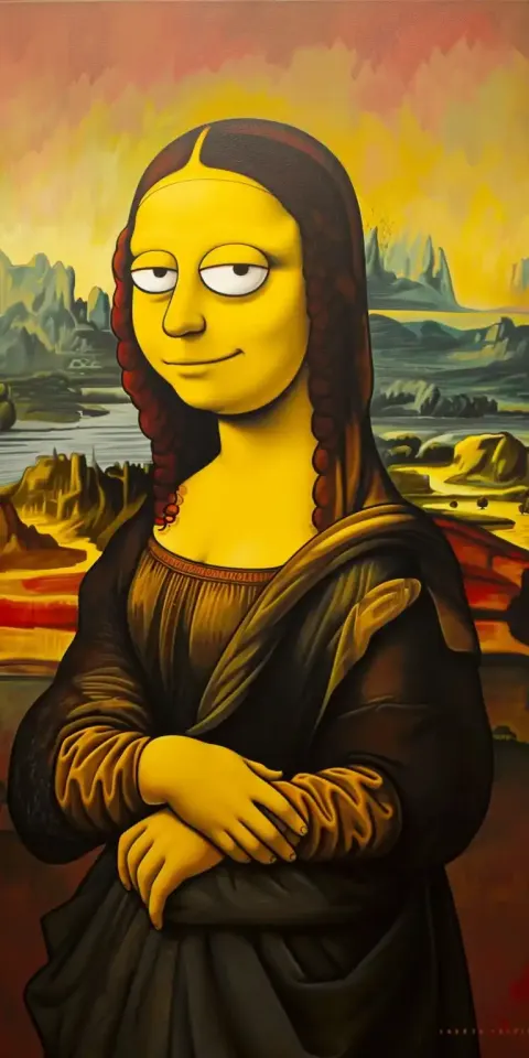Simpsons Mona Lisa
