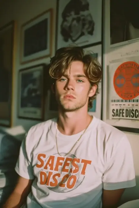 Indie Man with Safest Disco Poster