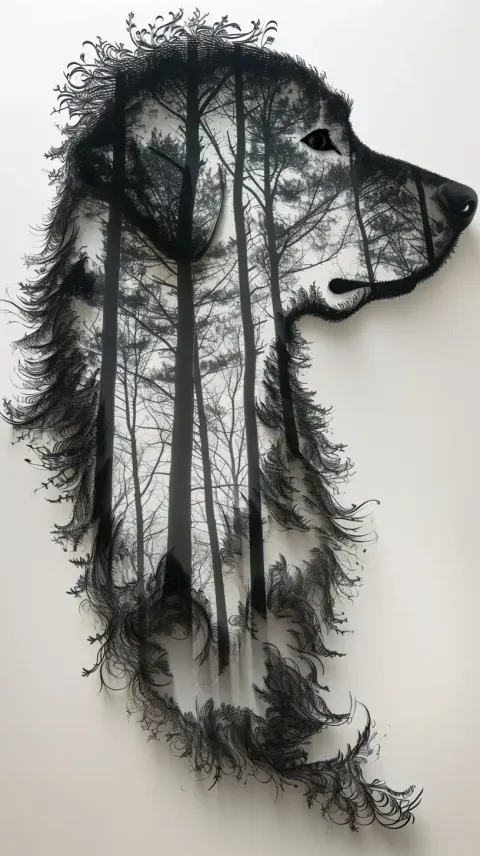 Paper Cutout Double Exposure