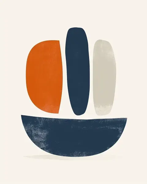 Minimalist Geometric Textile