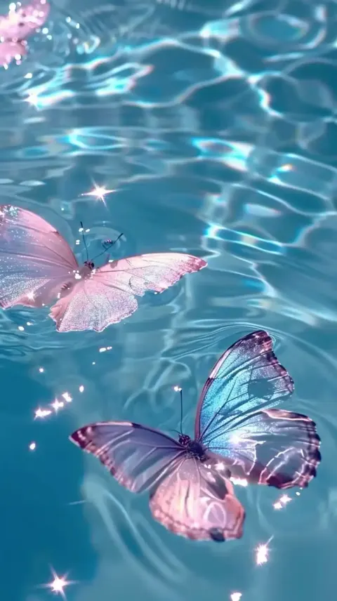 Butterfly Water Reflections