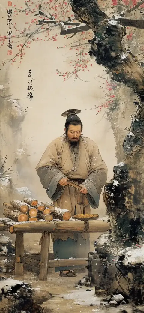 Meticulous Woodcutter Mountains of Firewood