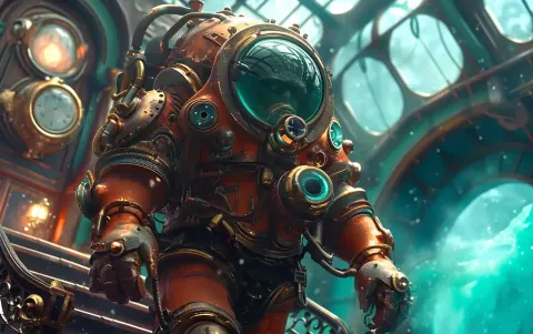 Deep-Sea Diver in Luxury Hold