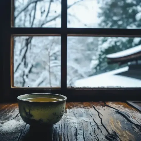 Cinematic Japanese Tea Cup