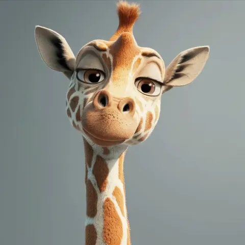 Confident Pixar Giraffe