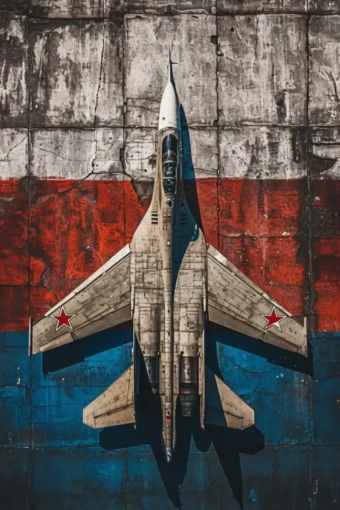 Russian Warplane Flag Cinematography