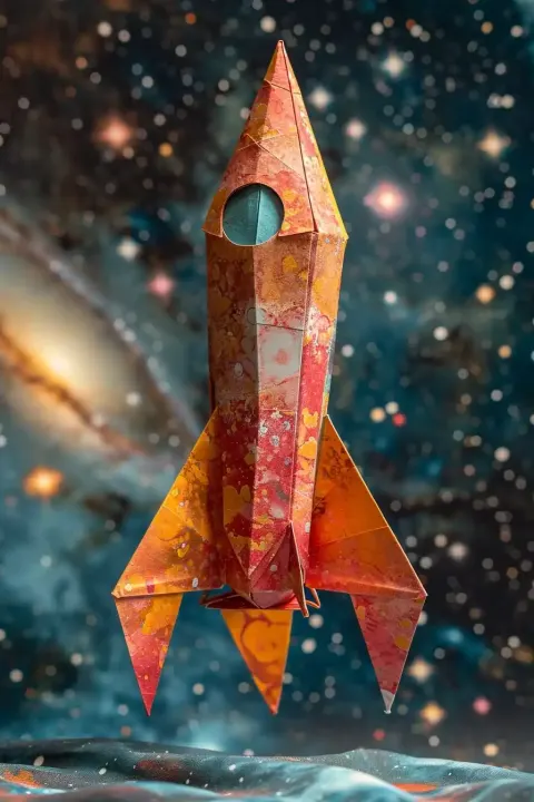Origami Alien Spacecraft