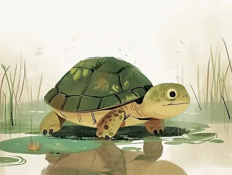 Cozy Pond Turtle