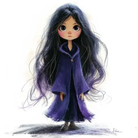 Wizard Girl in Raw Style