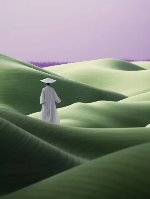 Chanel Spring Collection in White and Lavender Fields