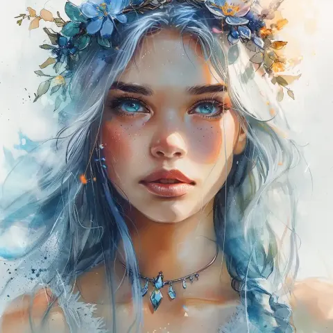 Watercolor Goddess Arizia