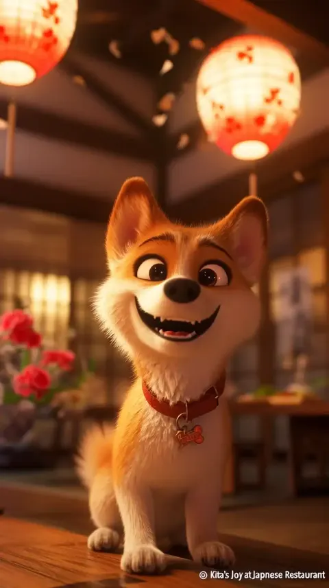 Joyful Kita in Japanese Restaurant