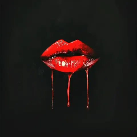 Raw Red Lips