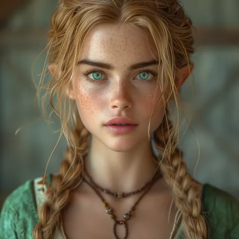 Realistic Zelda in Raw Style