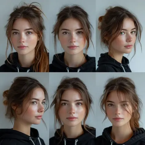 Realistic Russian Girl Character Sheet