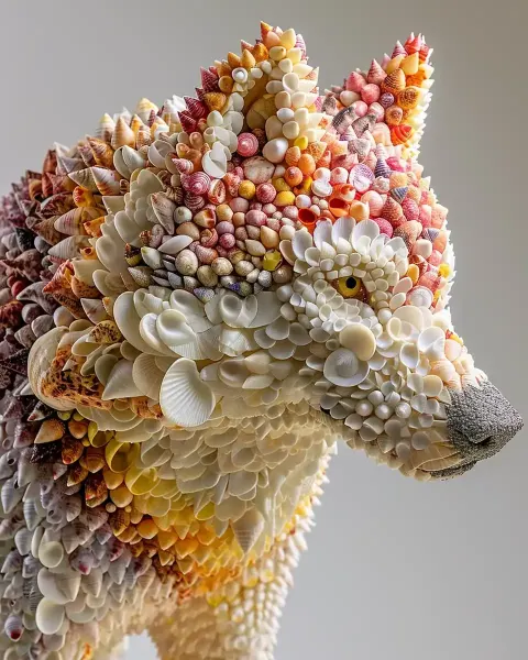 Colorful Shell Wolf