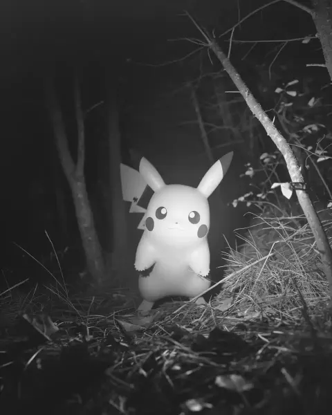 Nighttime Pikachu 90s Flash