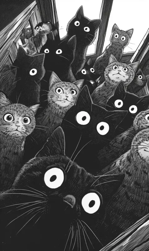 Mirrored Cats Junji Ito Manga