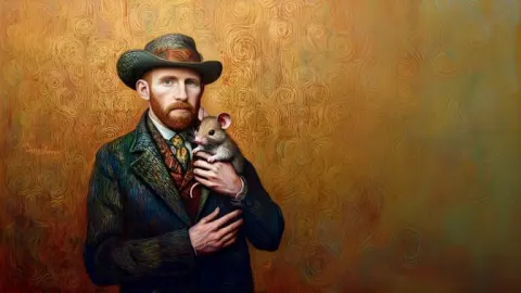 Van Gogh Mouse Painting Masterpiece