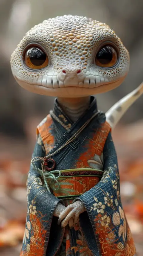 Anthro Boa in Hanfu