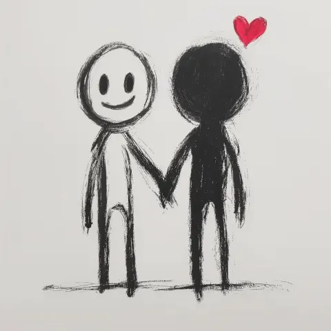 Hand-drawn Stick Figures