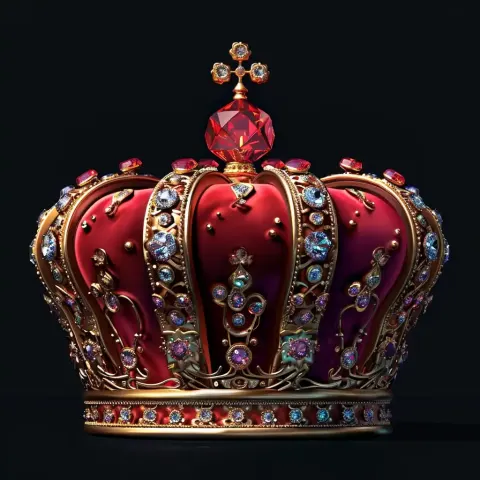 Jeweled Crown in Unreal Engine Style