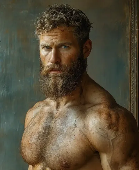 Bearded Man Romantic Clay