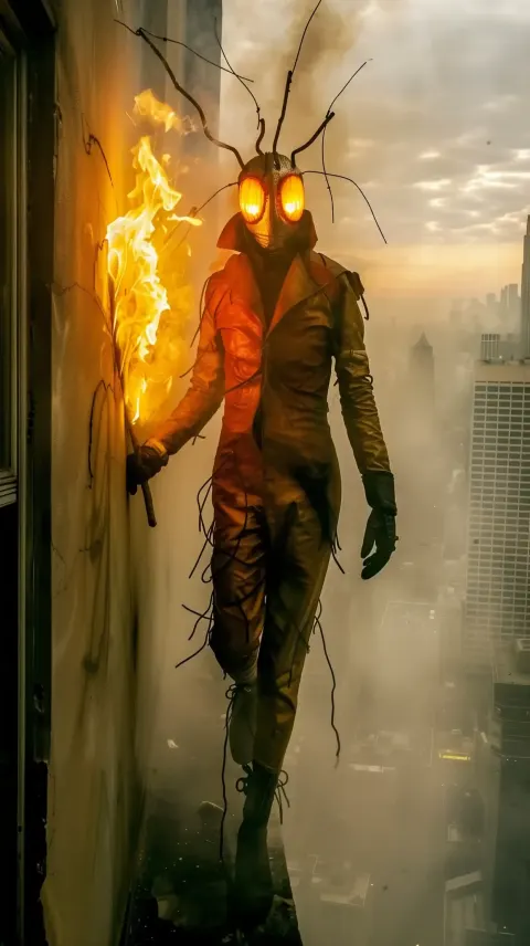 Insect Ant Flamethrower Rooftop