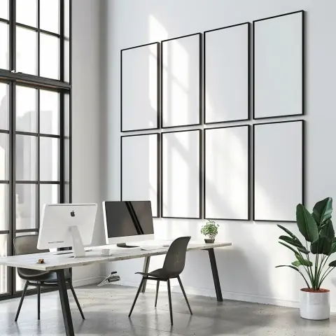 Modern Office Ad Posters
