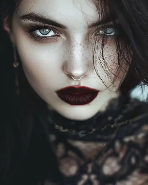 Vampire Portrait Magazine Style
