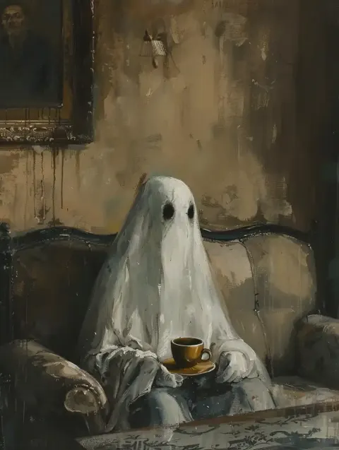 Cottagecore Ghost Coffee